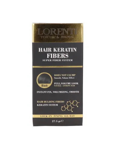 Lorenti Hair Keratin Fibers 27.5Gr Black